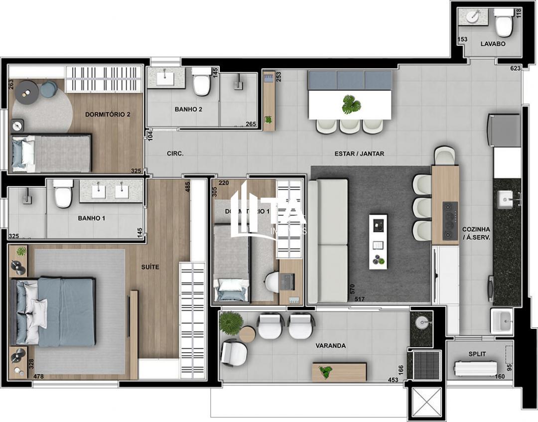 Apartamento, 3 quartos, 105 m² - Foto 33