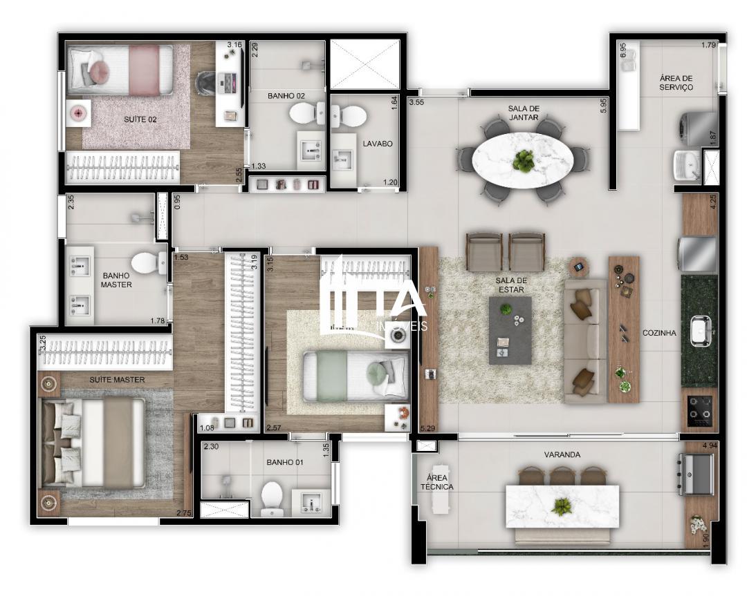 Apartamento, 3 quartos, 104 m² - Foto 16