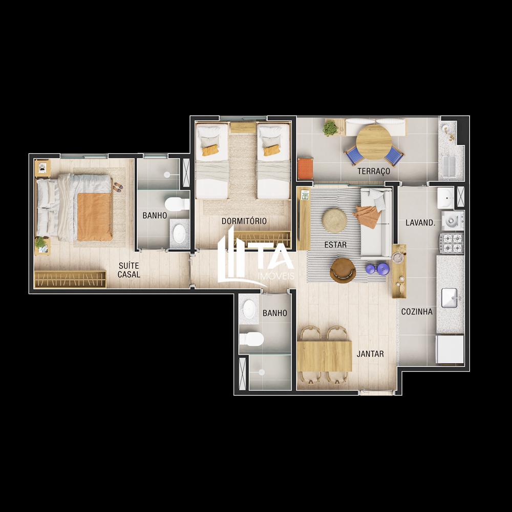 Apartamento, 3 quartos, 73 m² - Foto 21