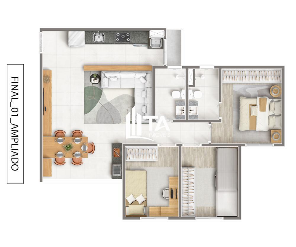 Apartamento, 3 quartos, 69 m² - Foto 51