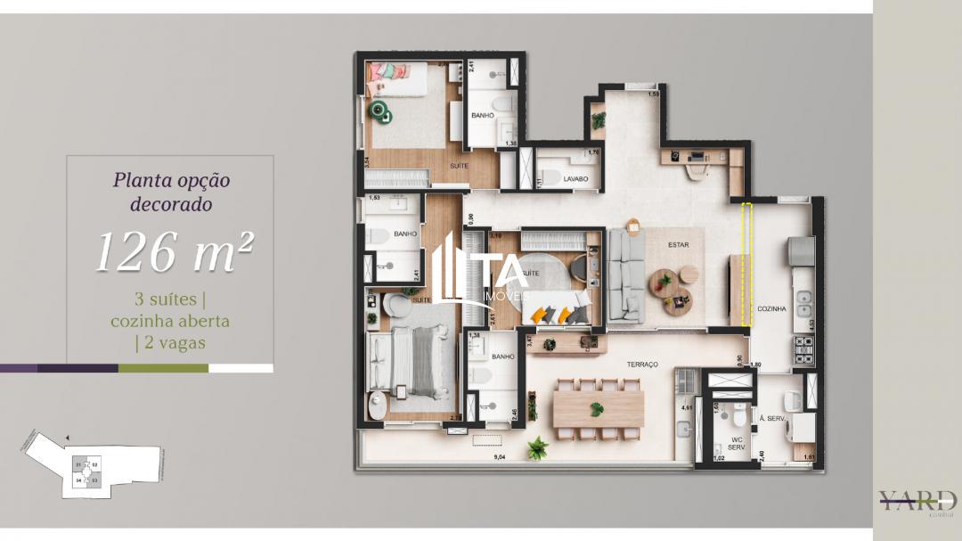 Apartamento, 3 quartos, 126 m² - Foto 24