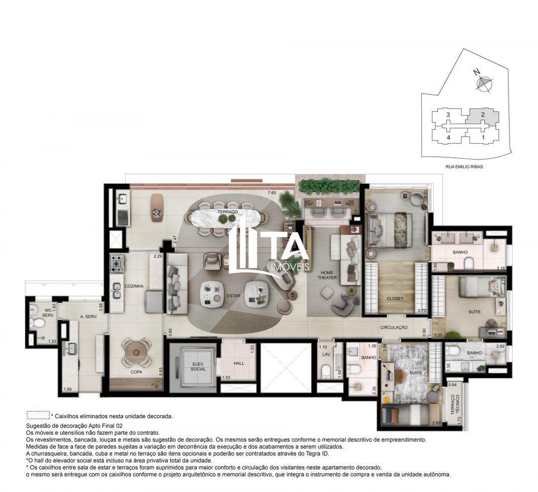 Apartamento, 3 quartos, 157 m² - Foto 39