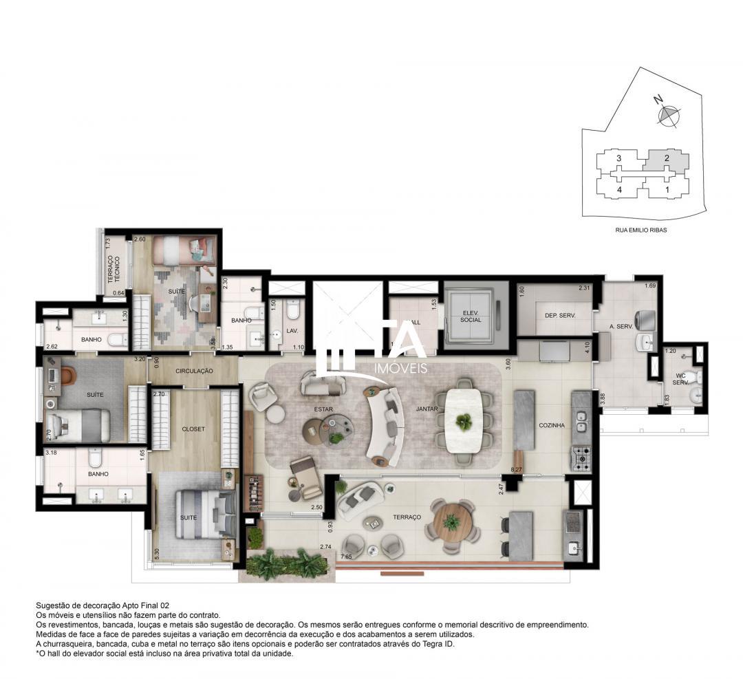 Apartamento, 3 quartos, 157 m² - Foto 42