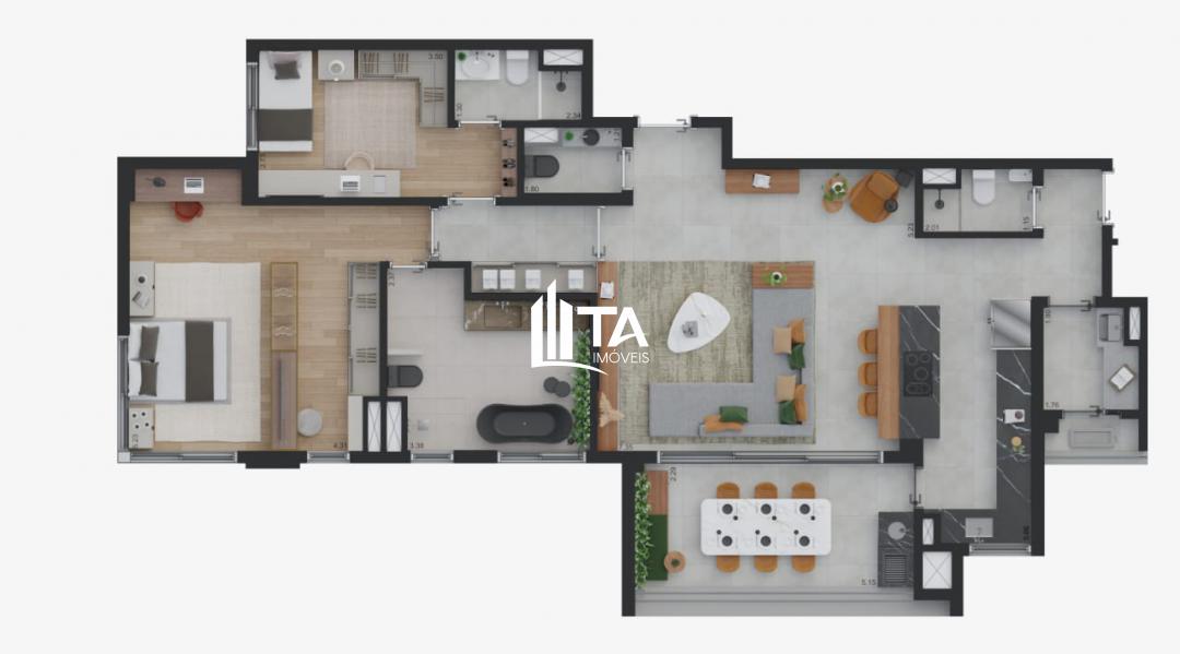 Apartamento, 3 quartos, 139 m² - Foto 5