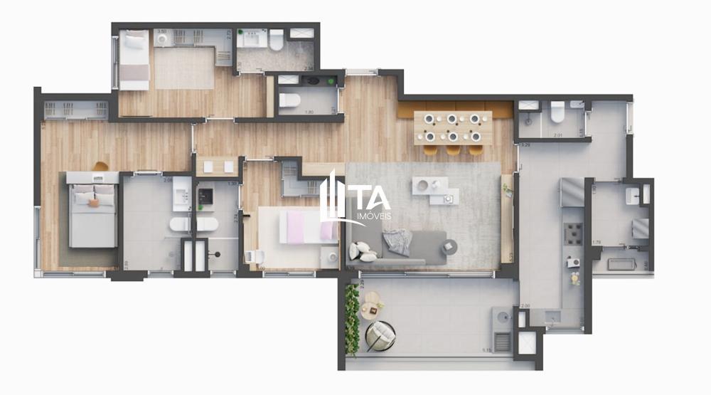 Apartamento, 3 quartos, 139 m² - Foto 18