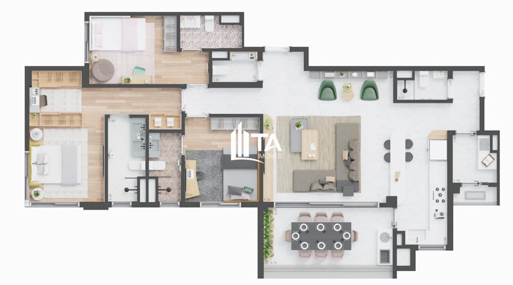 Apartamento, 3 quartos, 139 m² - Foto 19