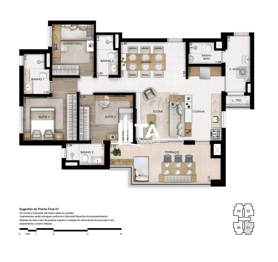 Apartamento, 3 quartos, 107 m² - Foto 31