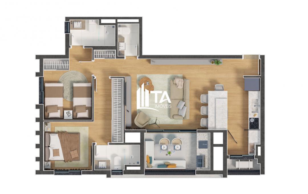 Apartamento, 2 quartos, 77 m² - Foto 31