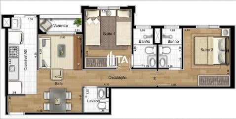 Apartamento, 2 quartos, 58 m² - Foto 25