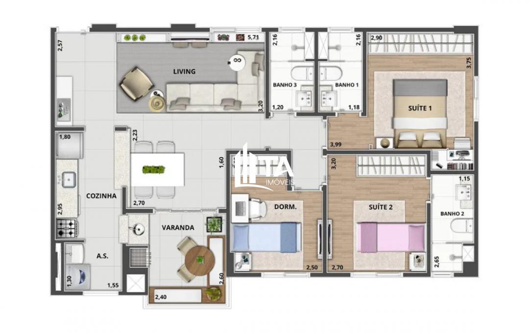 Apartamento, 3 quartos, 82 m² - Foto 26