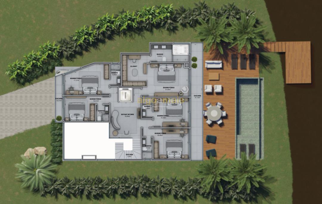 Casa de Condomínio, 6 quartos - Foto 6