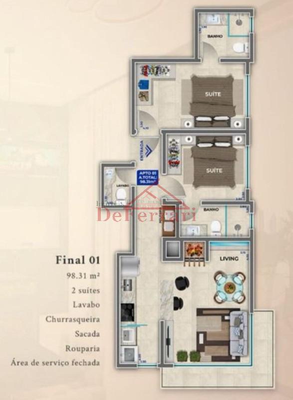 Apartamento, 2 quartos, 114 m² - Foto 9