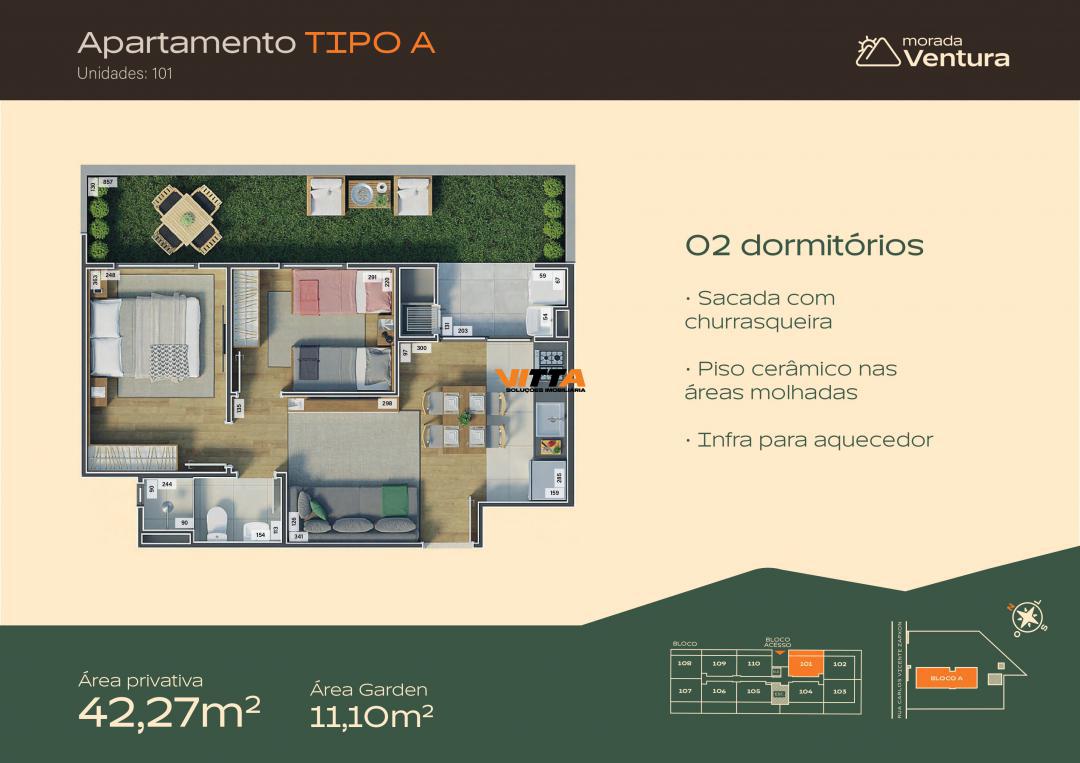 Apartamento, 2 quartos, 43 m² - Foto 25