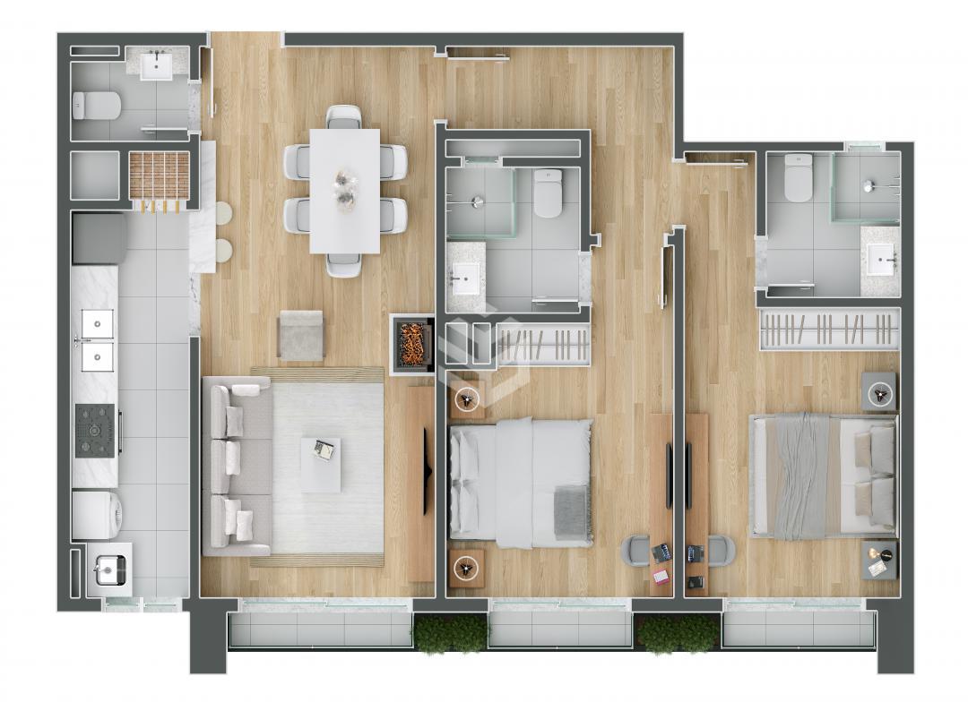 ApartamentoVenda em Gramado no bairro Centro