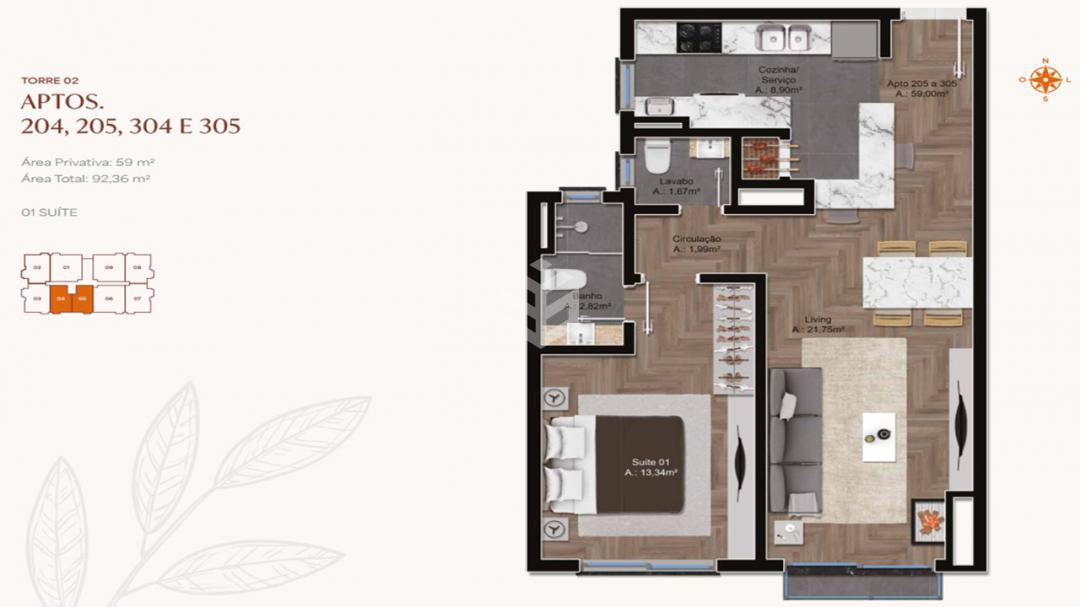 ApartamentoVenda em Gramado no bairro Centro