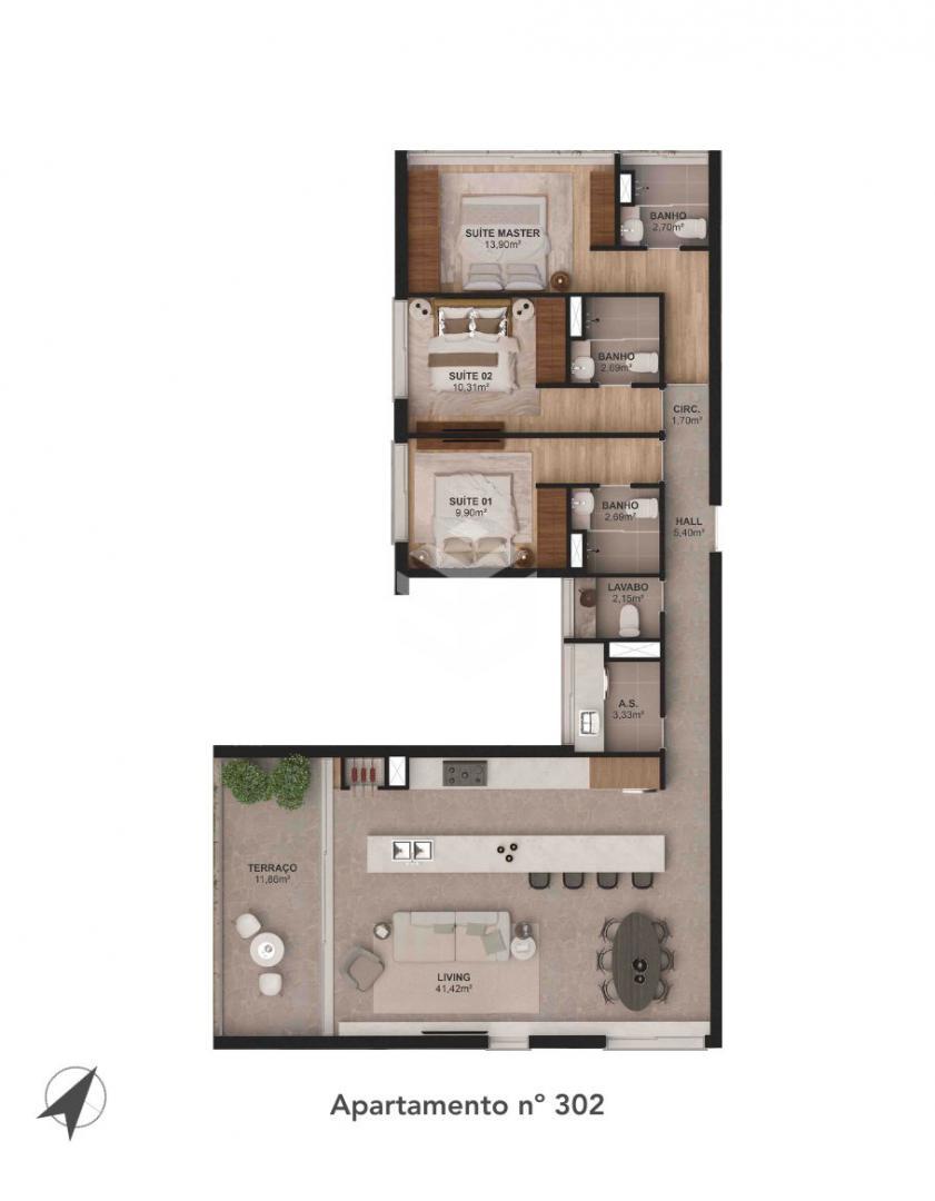 ApartamentoVenda em Gramado no bairro Bavária