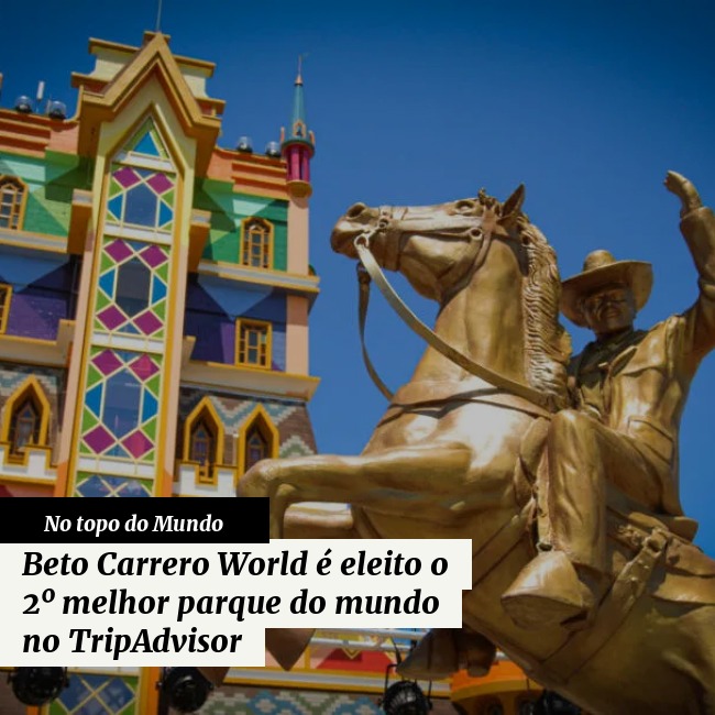 Beto Carrero World é eleito o 2º melhor parque do mundo no TripAdvisor