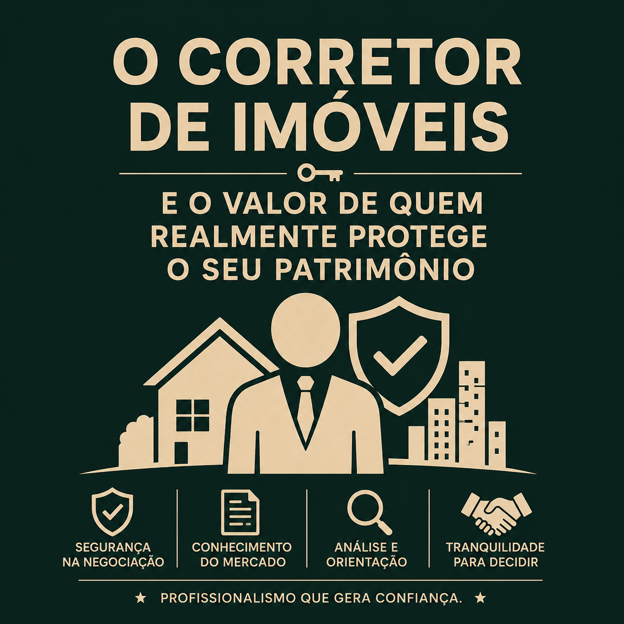 O corretor de imóveis e o valor de quem realmente protege o seu patrimônio
