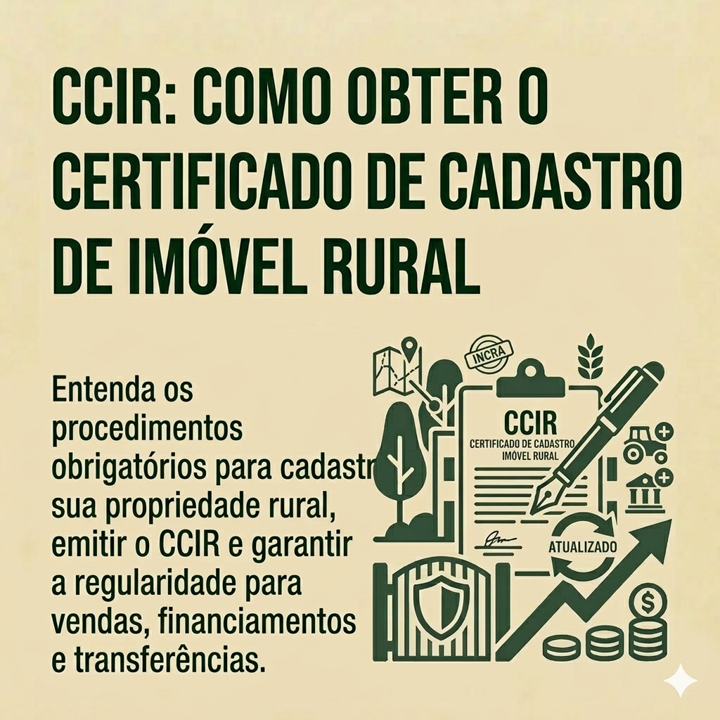 CCIR: Como Obter o Certificado de Cadastro de Imóvel Rural
