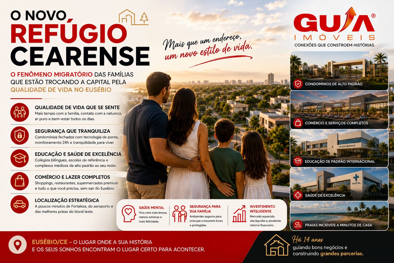 O Novo Refúgio Cearense: O Fenômeno Migratório das Famílias Que Estão Trocando a Capital Pela Qualidade de Vida no Eusébio