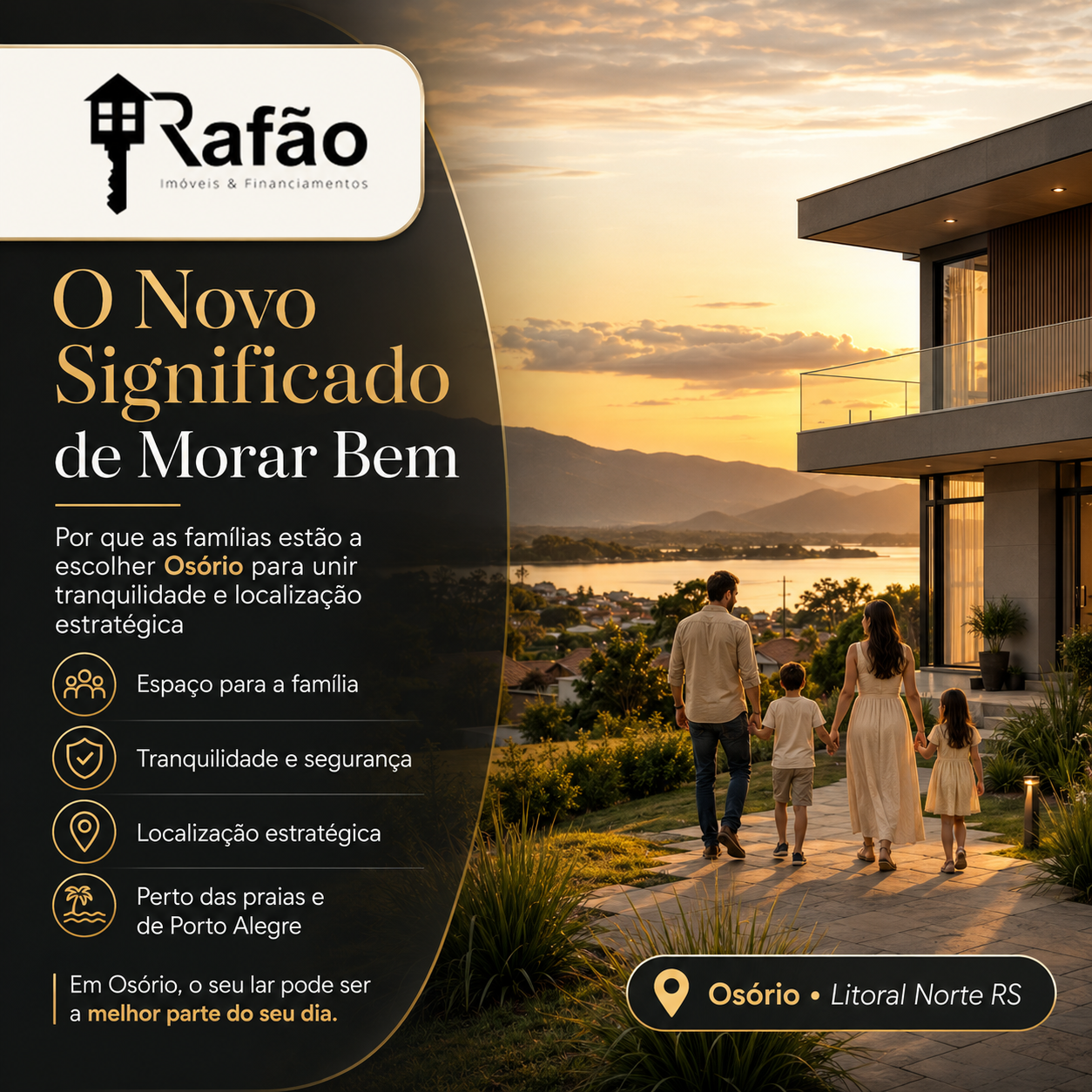 O Novo Significado de "Morar Bem": Por Que as Famílias Estão a Escolher Osório Para Unir Tranquilidade e Localização Estratégica