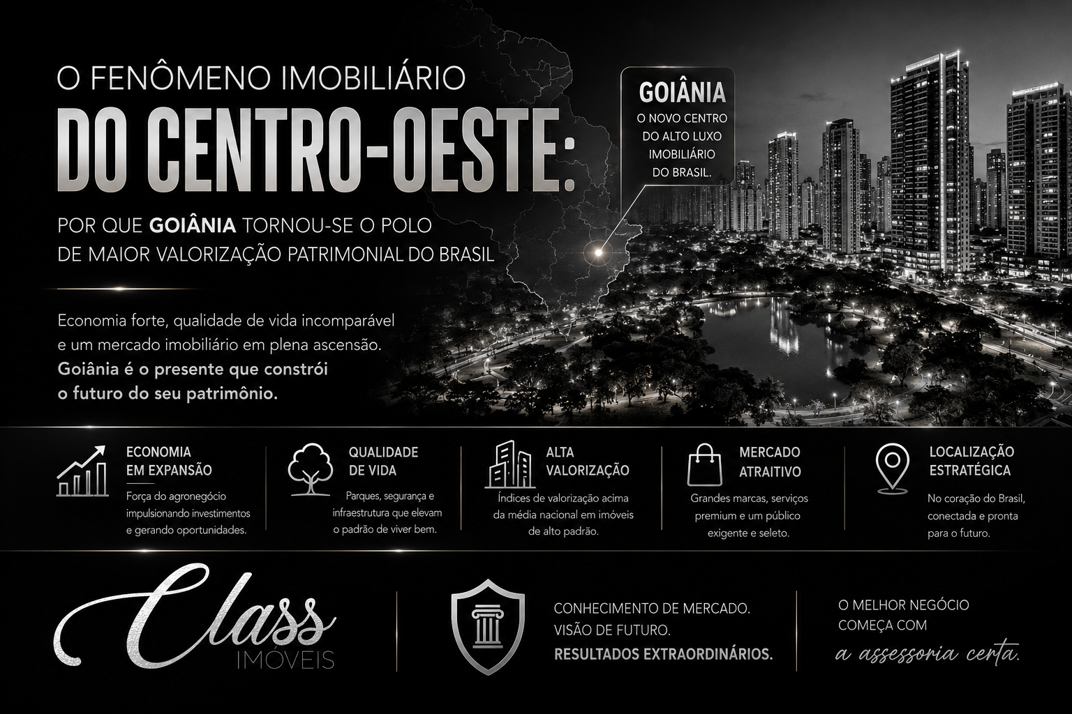 O Fenômeno Imobiliário do Centro-Oeste: Por Que Goiânia Tornou-se o Polo de Maior Valorização Patrimonial do Brasil