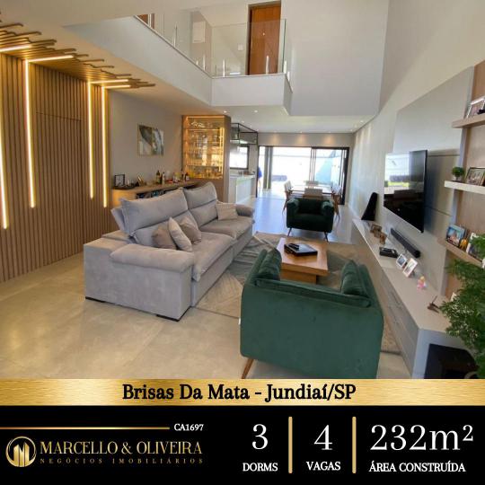 Casa em Condominio à venda no bairro Villaggio San Marco, Jundiaí, Referencia: CA1697