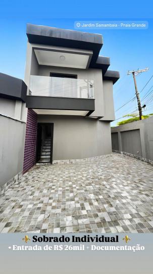 Sobrado Individual à venda no bairro Samambaia, Praia Grande, Referencia: 270