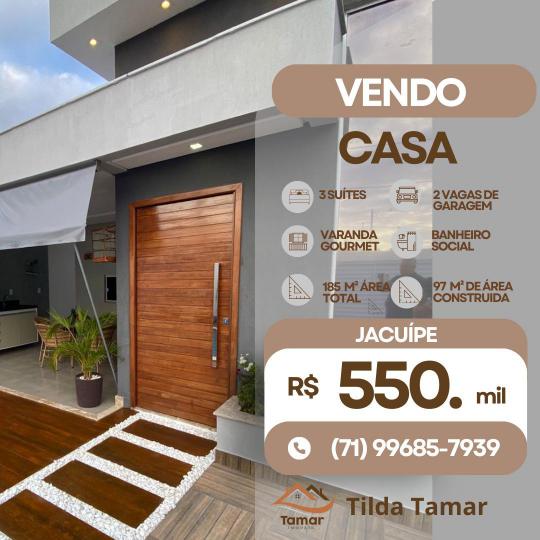 Casa à venda no bairro JACUIPE, JACUIPE, Referencia: 93